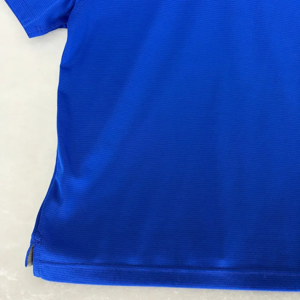 Under Armour HeatGear Mens Golf Polo Shirt Royal Blue Large - Picture 14 of 14